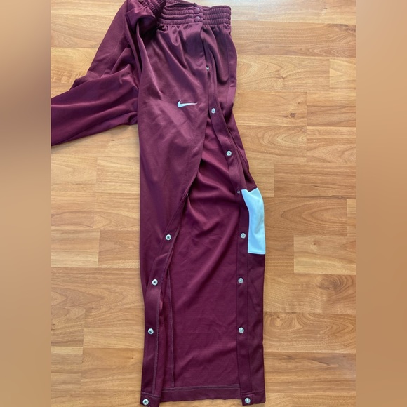 Nike Vintage Style Tear Away Snap Button Basketball Pants in Men’s Small - Picture 3 of 6